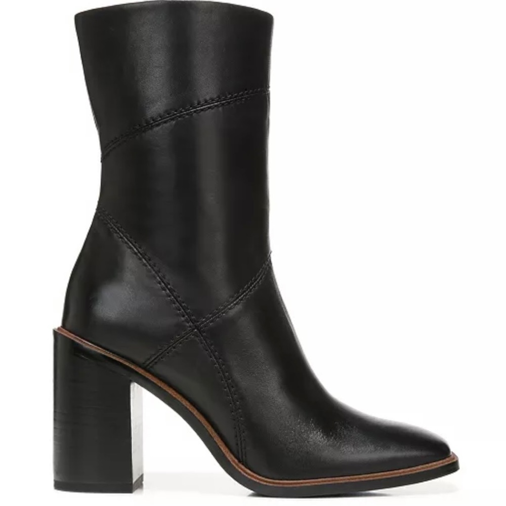 Franco Sarto Mid shaft block heel boot